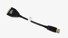 Genuine Dell DisplayPort to DVI Adapter DP/N: 023NVR DP to DVD-D Single Link 