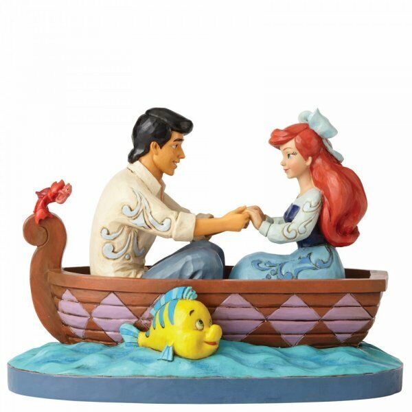 Disney Traditions Waiting For A Kiss Ariel & Prince Eric Figurine 4055414 New Wysoko oceniany klasyk