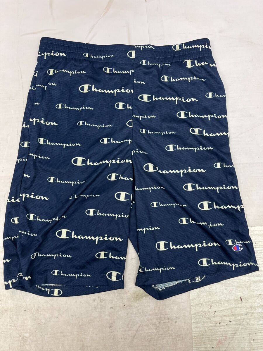 NWOT Champion Athletic Shorts Boys 18/20 All Over Print Blue NWOT Champion Athletic Shorts Boys 18/20 All Over Print Blue