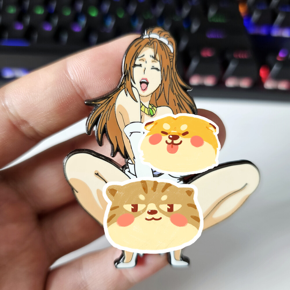 Anime Energy Kyouka Erina Houjou Enamel Pin metal Badge Collectible | eBay