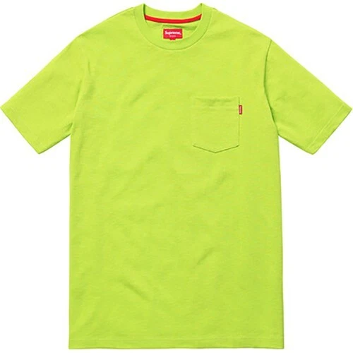 Tee shirt de poche Supreme SS vert vif L