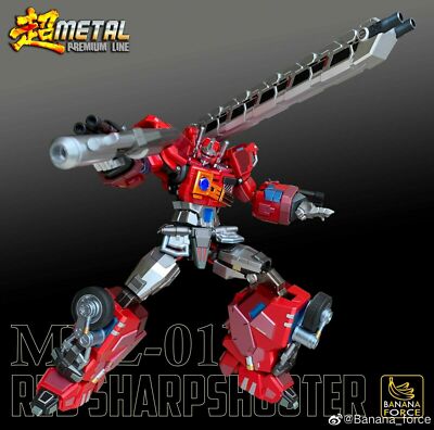 New Banana Force MPL-01R Red Sharpshooter Robot optimus figure toy