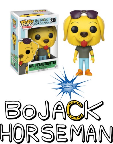 television: bojack horseman - mr peanutbutter funko vinyl