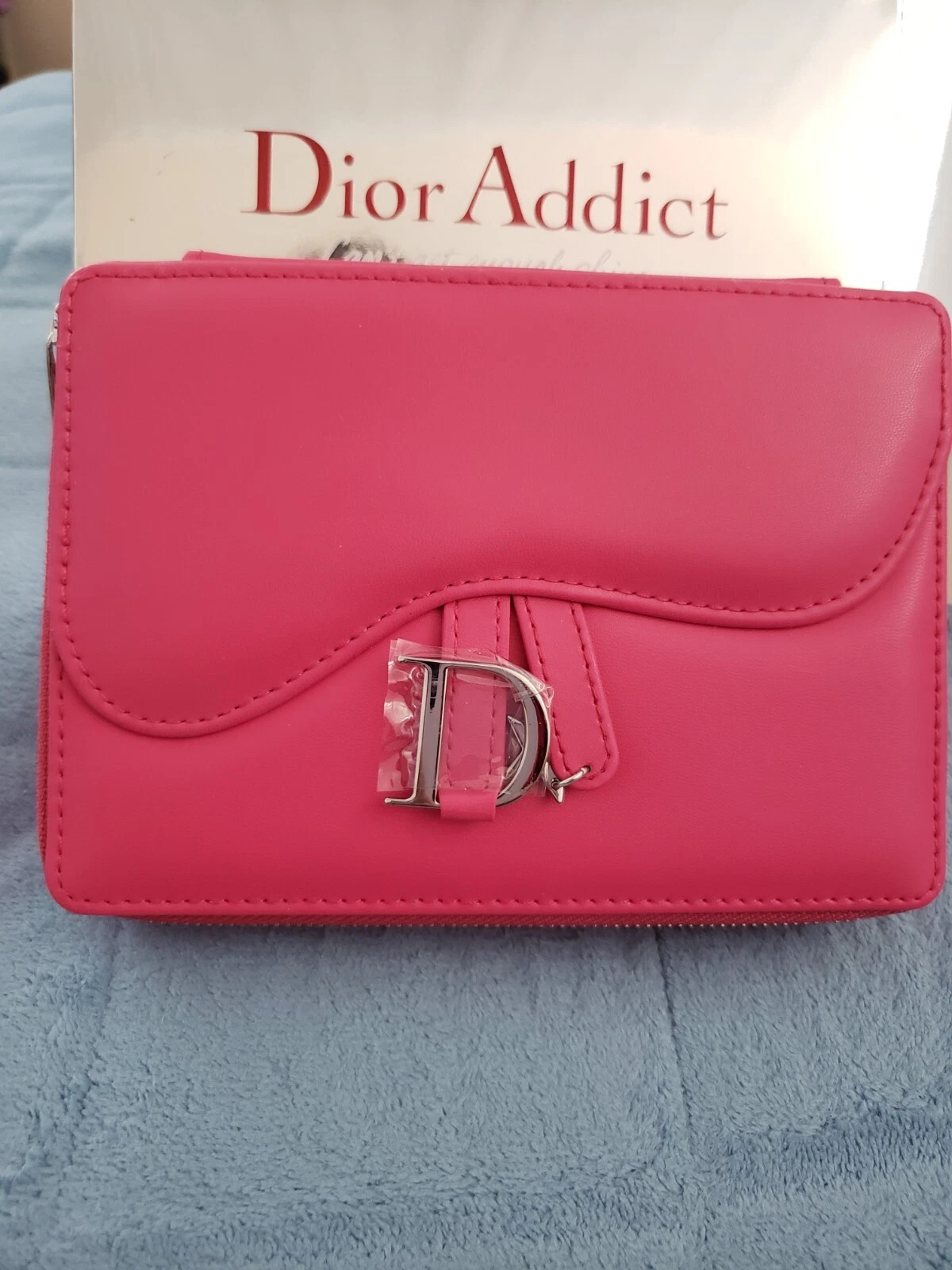 Pochette maquillage selle Dior, neuve dans sa boîte