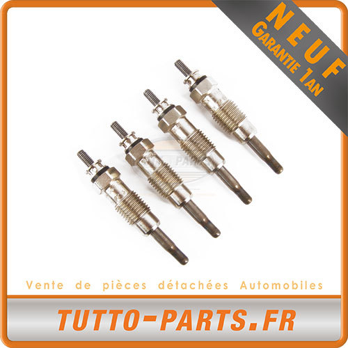 4 Bougies de Préchauffage Diesel 0250202001 Pièce Auto Allumage Moteur Référence 6163811