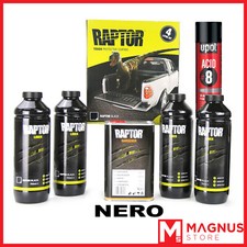U-Pol Raptor Kit Vernice ruvida NERA 4L+ primer UPOL ACID#8