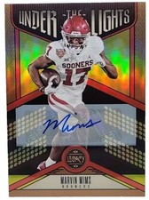 2023 Panini Legacy Under the Lights Autograph Bronze #25 Marvin Mims Auto /100