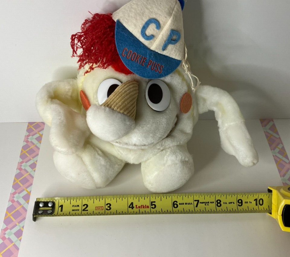Vintage Carvel Ice Cream Cookie Puss Plush Celestial Person Hand