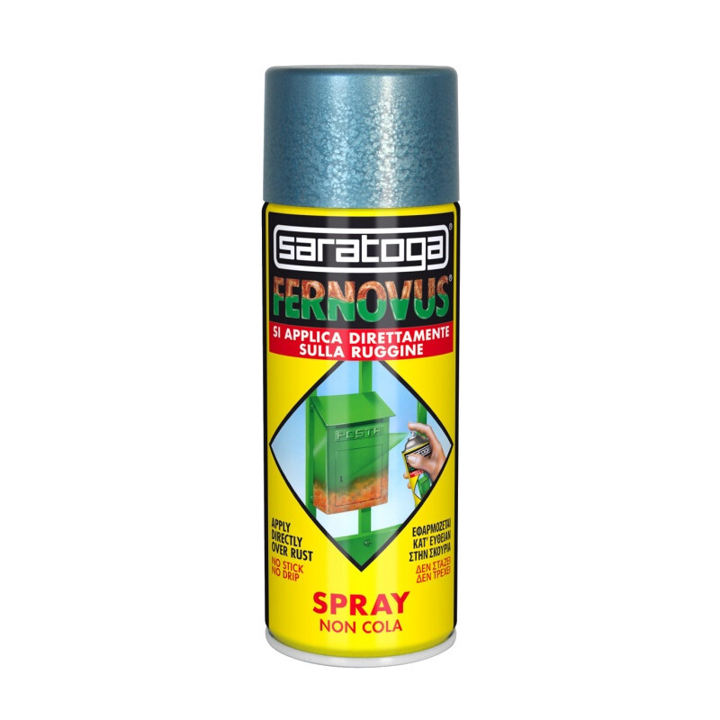 Vernice Antiruggine Spray Fernovus 400ml Saratoga - Bianco Ghiaccio Satinato