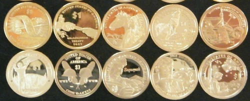 2010-2019 S Native American Sacagawea Proof Dollar Run Gem Cameo US 10 Coin Set