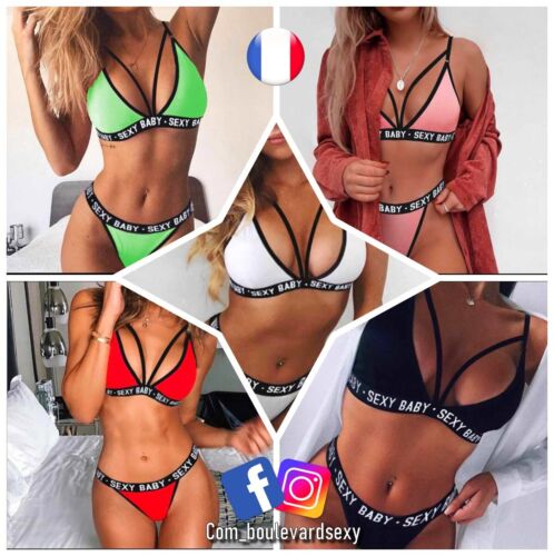 🔥 Lounge Wear Lingerie 🔥 Fit Girl Sexy Baby 🔥 Bikini String Body Doll 🔥 - Photo 1/14
