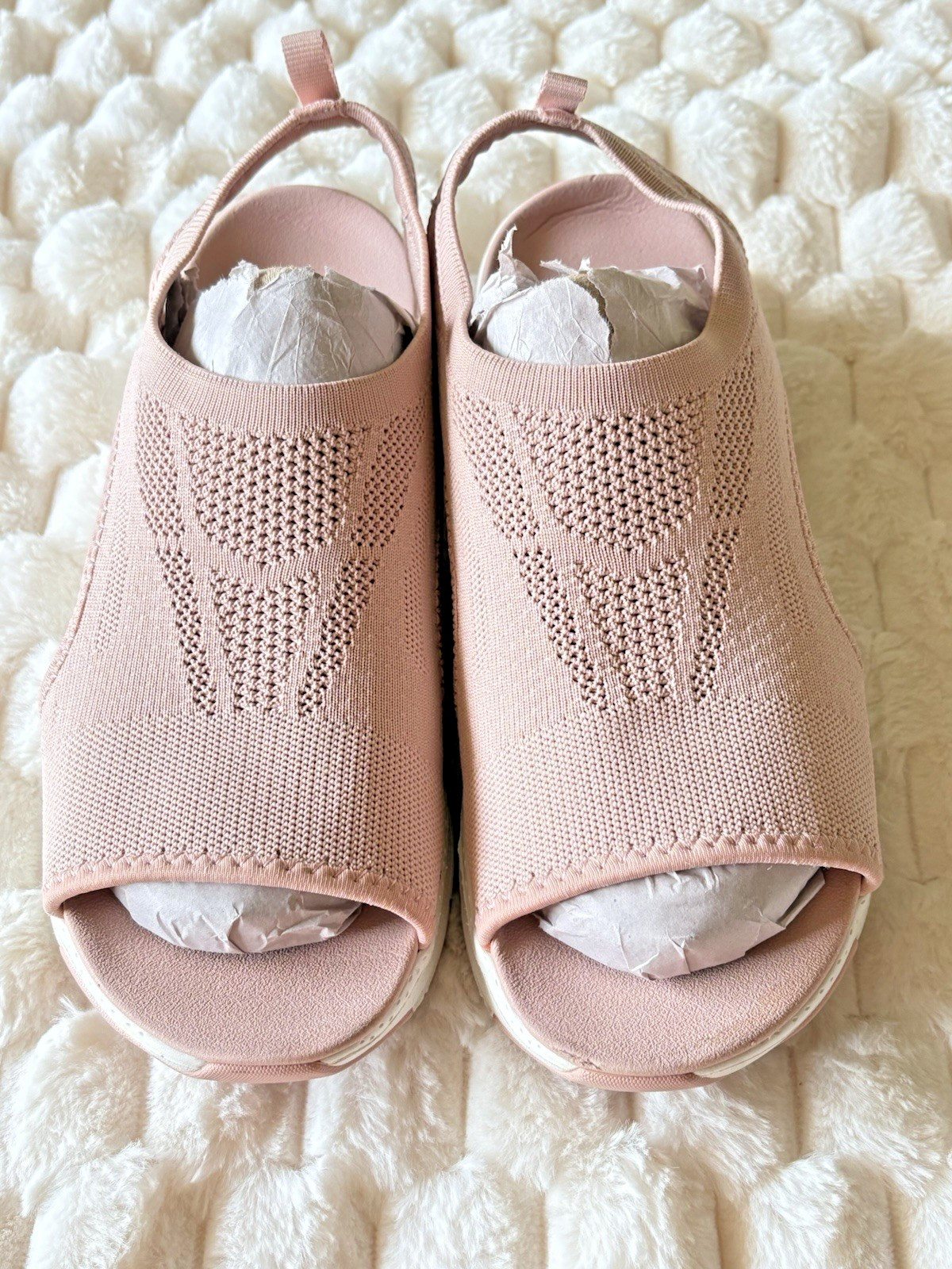 SKECHERS Women's Arch Fit City Catch Sandals in BLUSH Size EUC! - Main Image