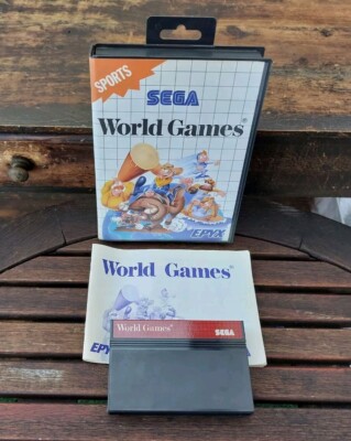 World Games Sega Master System CIB OVP ANLEITUNG Modul 1989