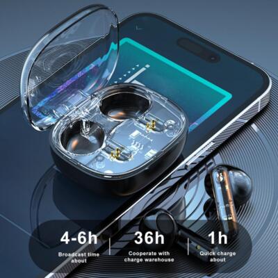 Bluetooth Earphones Headphones For Apple iPhone 16/15/Pro/14/13/12/11/X Earbuds
