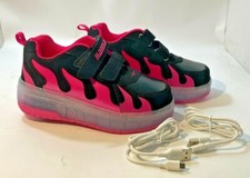 LED Light up Shoes with Wheels US 3.5, EU 35 - Ehauuo Kids USB Charging