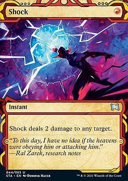 Magic/MTG Shock (V.1) STA-44 Uncommon Englisch NM Foil