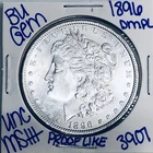 1896 BU UNCIRCULATED MORGAN SILVER DOLLAR AUTHENTIC U.S. MINT FREE SHIPPING 3907