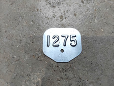 CLASSIC MINI COOPER S NOS 1275 METAL BMC ENGINE BLOCK TAG BADGE PLATE VERY RARE