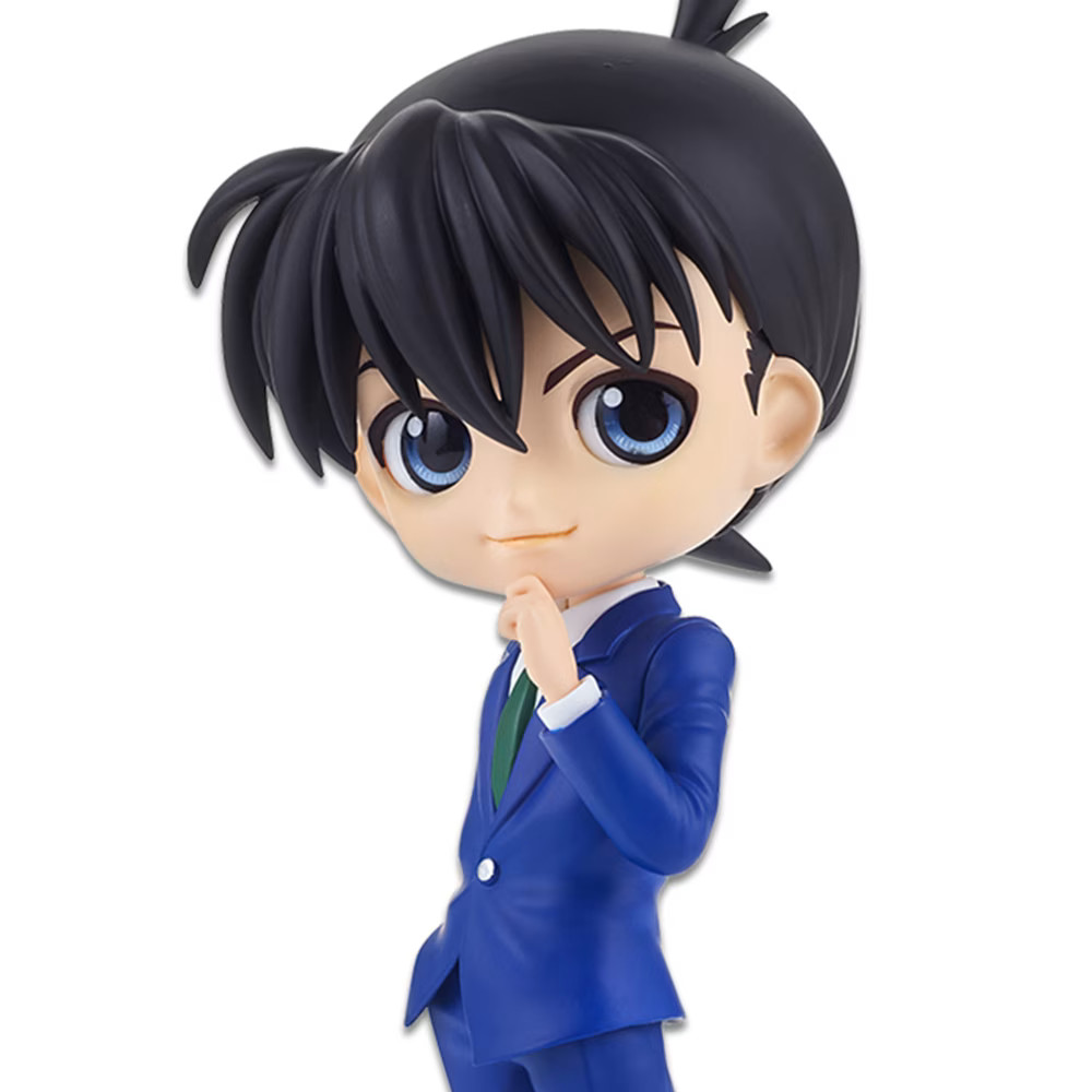 Figurine Shinichi Kudo Détective Conan Q Posket Banpresto Version B de 14 cm
