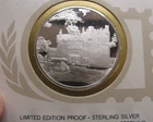 BULLION 1980 International Society Of Postmasters Silver Proof Queen Mother