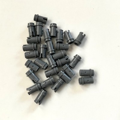 30 Lego Technic Pin Verbinder 1/2 neu-dunkelgrau NEU 89678