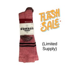 Bombas Compression Socks 15-20mmHg Medium  Unisex Mens Womens Support Red 