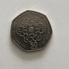 Celebrating 100 years of Girl Guiding ~ 50p Circulated Coin ~ UK 2010