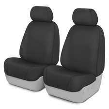Covercraft SS2522PCCH Polycotton SeatSaver Front Row Seat Covers - Charcoal NEW