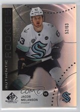2025 Upper Deck SP Game Used Authentic Rookies Rainbow 52/63 Jacob Melanson 11jd