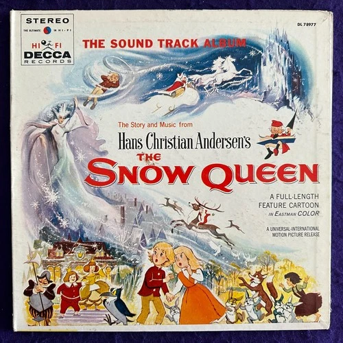 Stereo ~ THE SNOW QUEEN Soundtrack LP '60 DECCA Gatefold TESTED VG+/EX