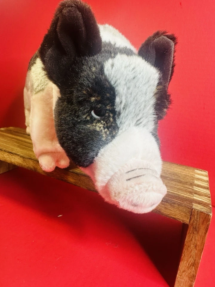 Ganz Webkinz Signature Pot-Bellied Pig WKS1035 14" Plush EUC Realistic - Image 2 of 4