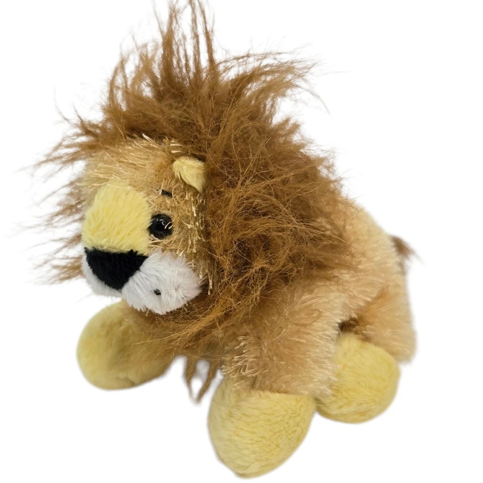 Ganz Lil Kinz Webkinz Lion Plush Jungle Zoo Cat Stuffed Animal Toy 6" - Image 3 of 4