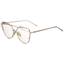 Sunglasses for Women, White Copper  AC Resin Metal Colorful Frog, Golden White
