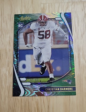 2021 Absolute CHRISTIAN BARMORE Green Waves /50 #156 Rookie Card RC Patriots SP. rookie card picture