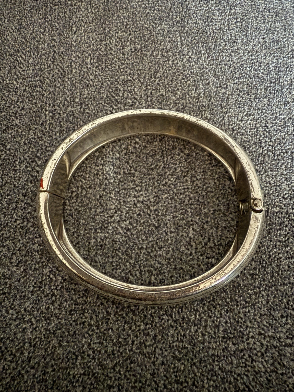 Brighton Hinged Cuff Bangle Bracelet Blue Swirls … - image 9