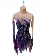 ice figure skating competition dress Gymnastics costume dance Dress dyeing