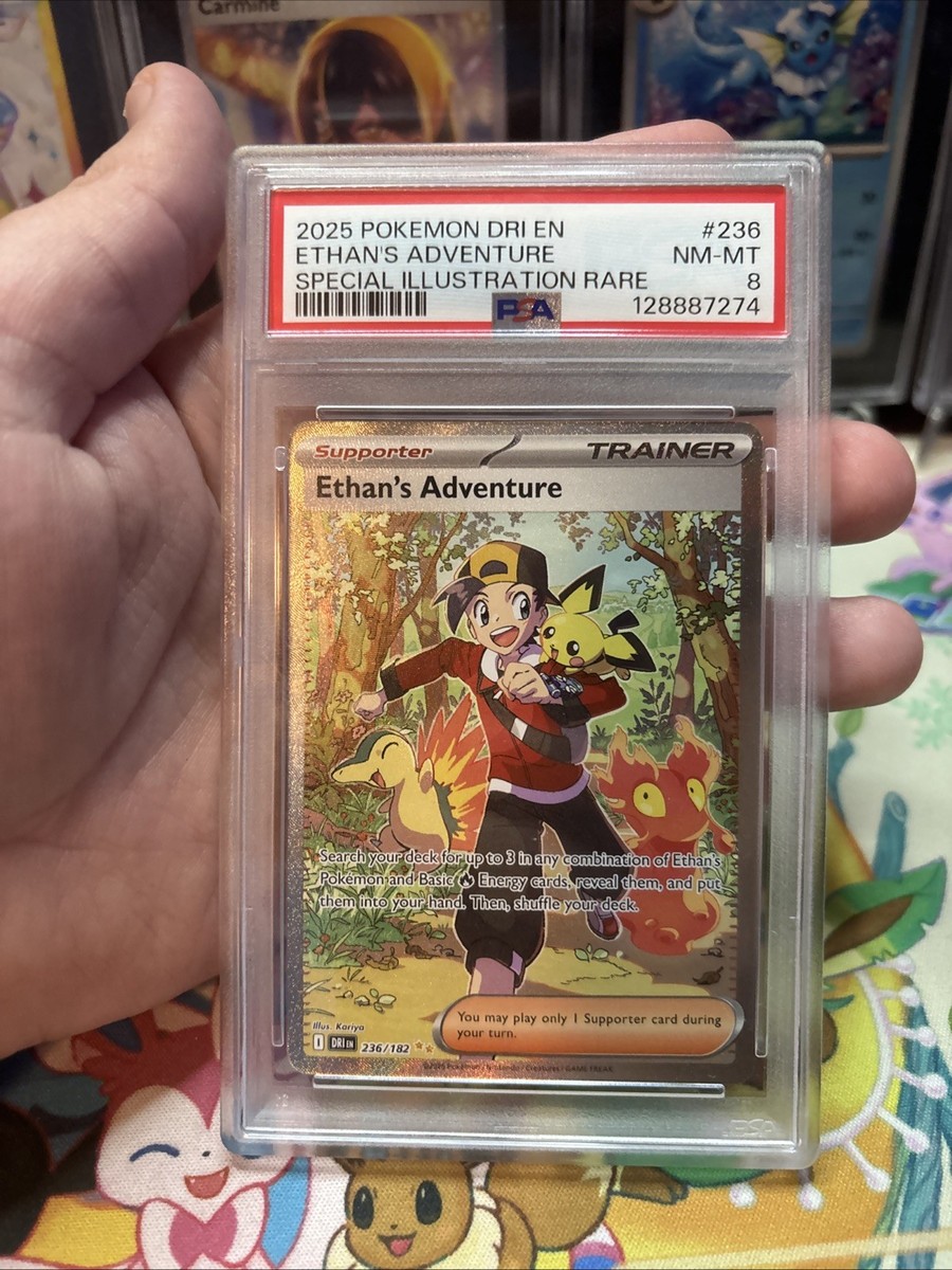 ethan's adventure pokemon card Pokemon - #221 Ethan's Adventure (Ultra Rare main image 0