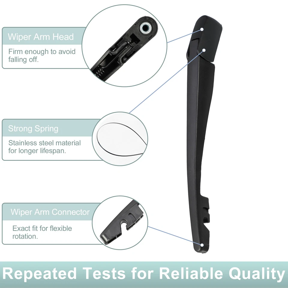 Rear Back Windshield Wiper Blade Arm Set for Mitsubishi Outlander Sport 16-18 - Изображение 4 из 4