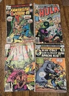 Vintage Lot Of 4 Marvel Comics  Group Hulk Fantastic Four Kid Colt