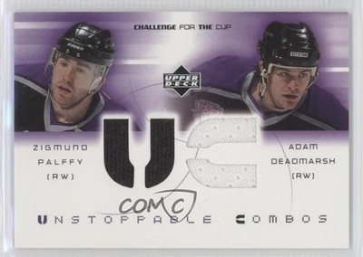 2001-02 Challenge for the Cup Unstoppable Combos Ziggy Palffy Adam Deadmarsh h3a