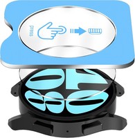 Displayschutzfolie 2-StüCk 9H Kratzfest HD FüR Samsung Galaxy Watch 6 40Mm
