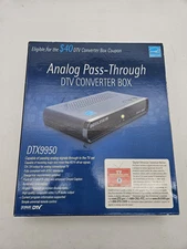 Digital Stream DTX9950 Analog Pass-Through DTV Converter Box Brand New