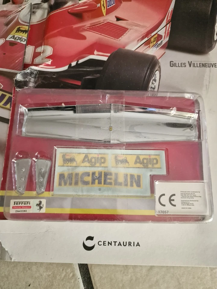 Ferrari 312 T4 Albareto 1/10 de agostini parti di modellino - Immagine 2 di 3