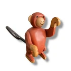 Vintage Fisher Price Little People Monkey Zoo Circus Train Animal Toy Figure