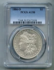 1886 O Morgan Silver Dollar PCGS AU 50