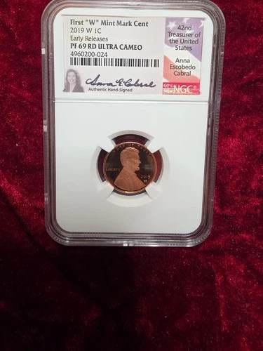 Photo of a 2019-W Lincoln Shield Cent Proof from an eBay listing that sold on Jul 20, 2026