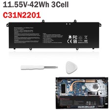 Battery C31N2201 For Asus Vivobook 15 X1504VA X1504ZA S16 OLED X1605EA Serie 42W