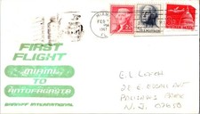 FFC 1967 Barniff International - Miami FL To Antofagasta - J36321