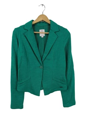 S.OLIVER Blazer en maille tricotée Dames Blazer T EU 36 vert style décontracté - Photo 1/4