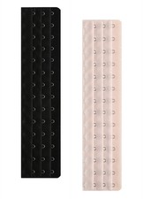 Corset Extender 14 Hooks bra extender 14 Hooks, 2pcs:14hook/Light Beige black